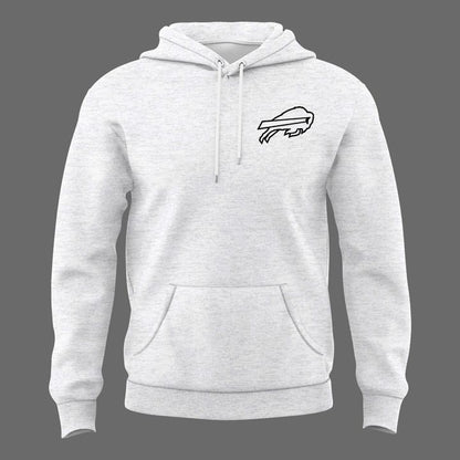 Bufffalo Bills Logo Gray Hoodie