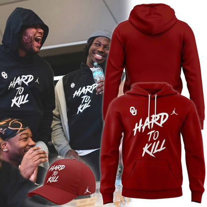 OU HARD TO KILL Hoodie - Red