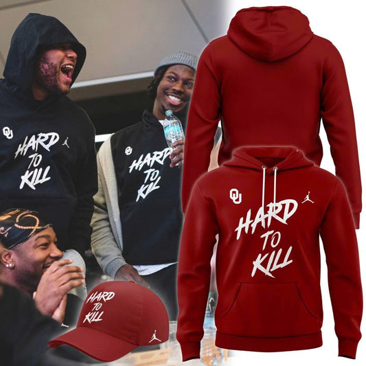 OU HARD TO KILL Hoodie - Red