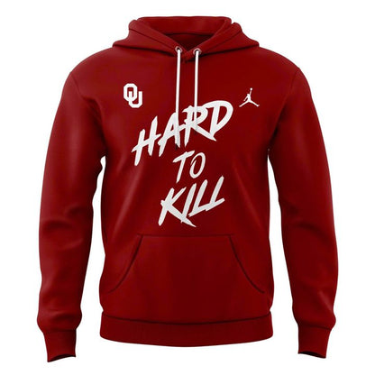 OU HARD TO KILL Hoodie - Red