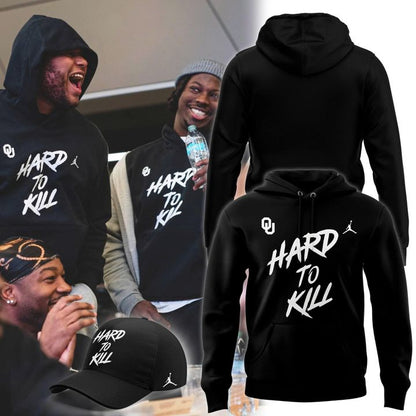 OU HARD TO KILL Hoodie - Black
