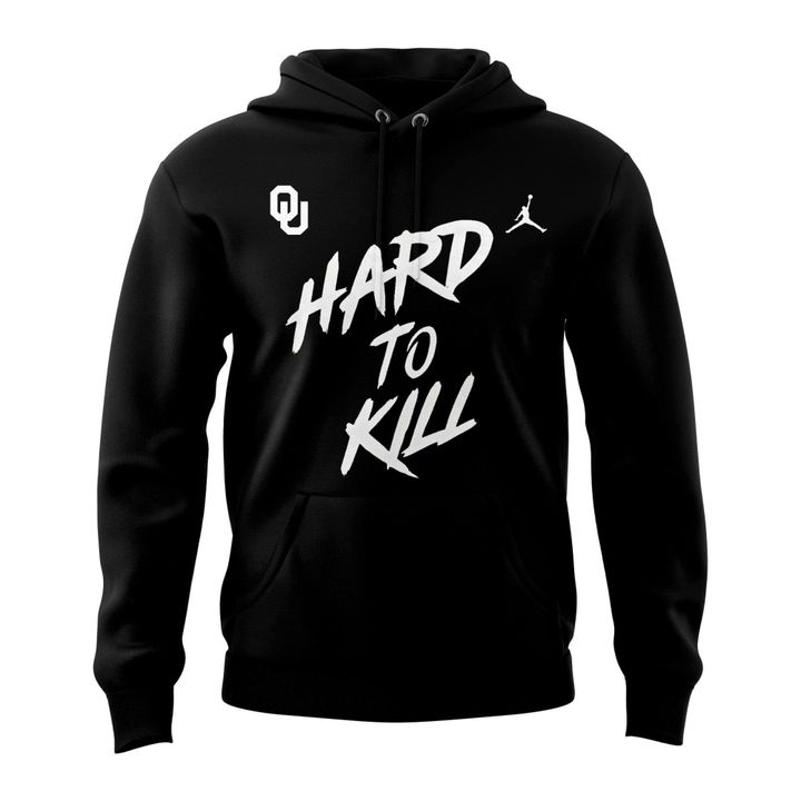 OU HARD TO KILL Hoodie - Black