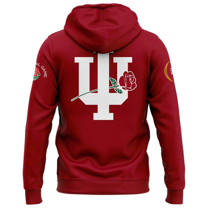 Indiana Hoosiers 2025 Rose Bowl Game Hoodie