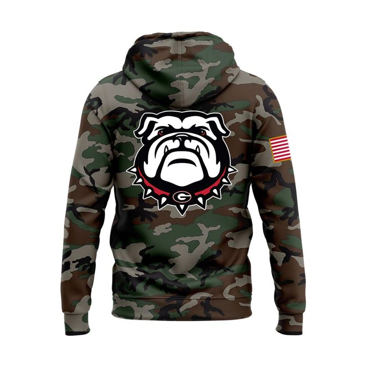 Unisex Camo Georgia Bulldogs UGA Football Special Hoodie