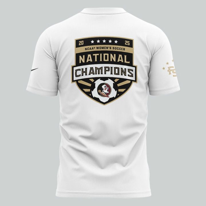 4.Limited Edition FSU women's soccer NATIONAL CHAMPIONS Tshirt 2025