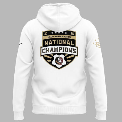 3.Limited Edition FSU women's soccer NATIONAL CHAMPIONS Hoodie 2025