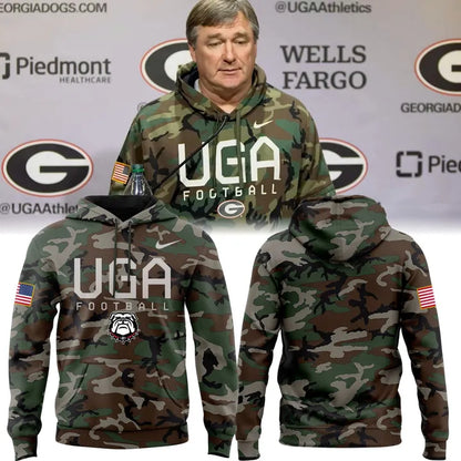 Unisex Camo Georgia UGA Football Hoodie