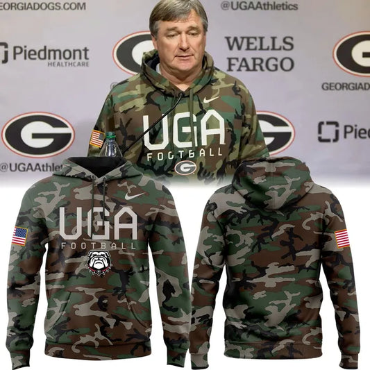 Unisex Camo Georgia UGA Football Hoodie