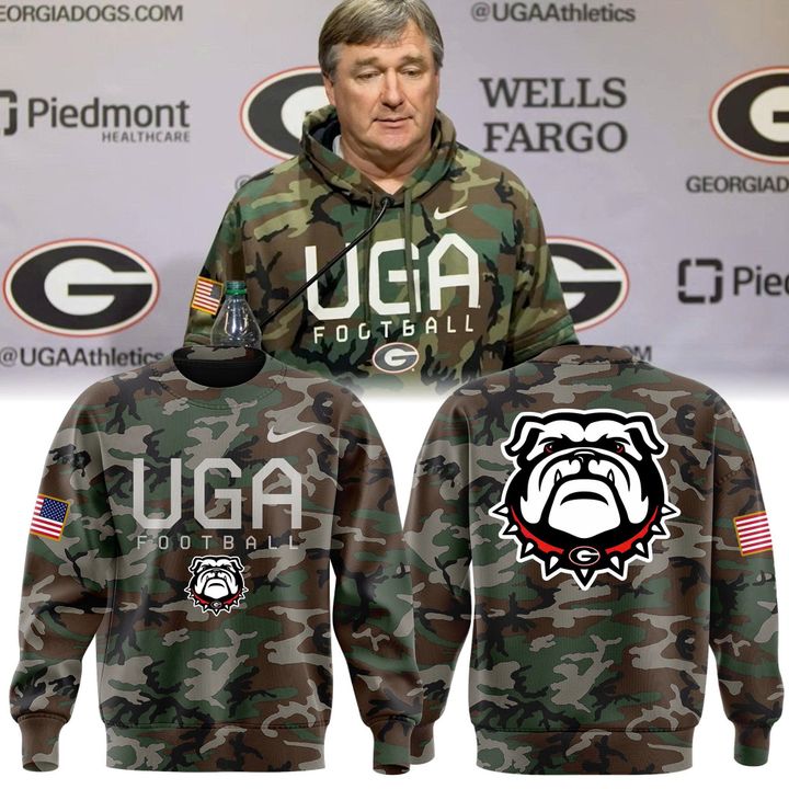 Unisex Camo Georgia Bulldogs UGA Football Limited Sweatshirt