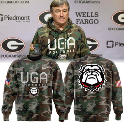 Unisex Camo Georgia Bulldogs UGA Football Limited Sweatshirt