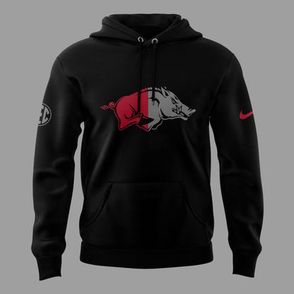 2025 Limited edition Hoodie Arkansas Razorback Football "Back In Black" for fans