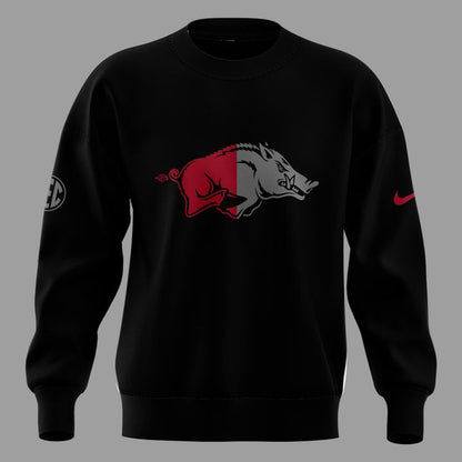 2025 Limited edition sweatshirt Arkansas Razorback Football "Back In Black" for fans