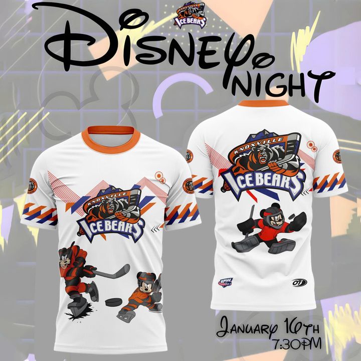 Knoxville Ice Bears x Mickey Mouse New T-shirt