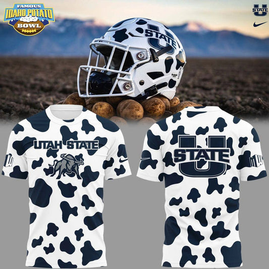 Utah State Aggies 2025 Best Helmet Edition Gameday Combo T-Shirt