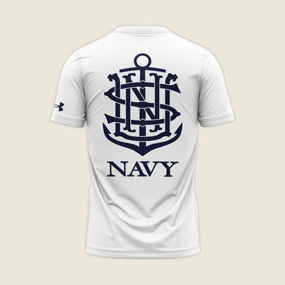 Navy Midshipmen – Back-to-Back CIC Trophy Champions 2025 Combo T-Shirt