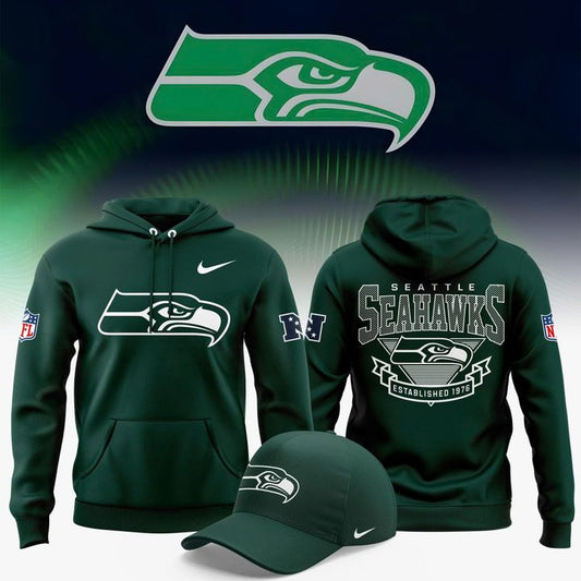 Unisex Seattle Seahawks Emerald Green Special Hoodie
