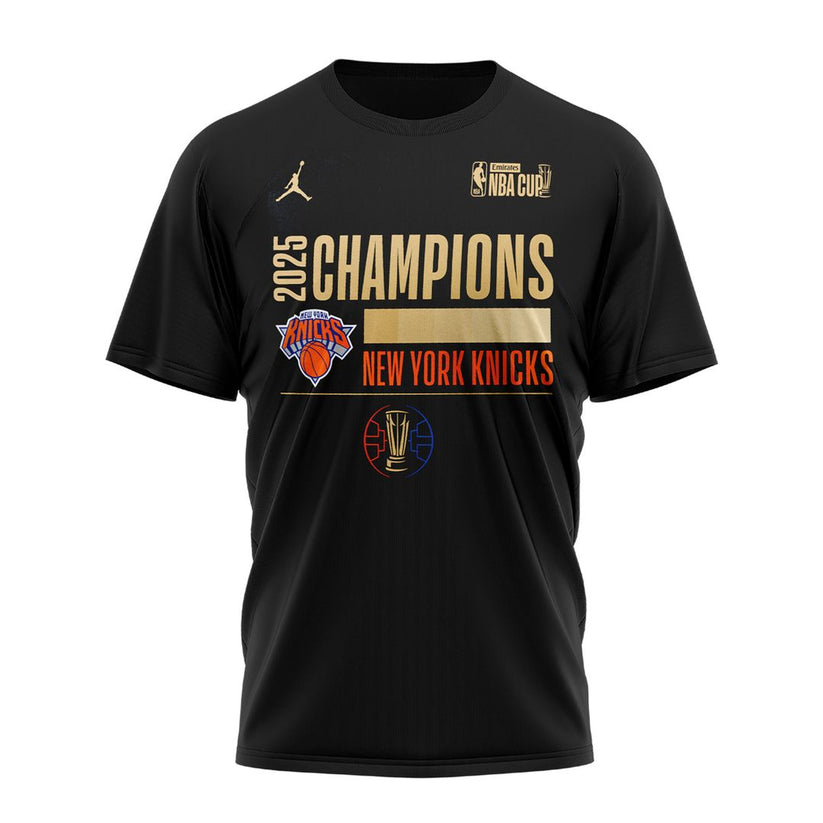 New York Knicks 2025 Cup Champions Combo T-Shirt