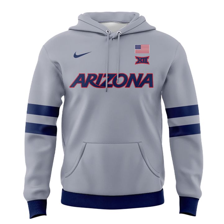 Gray Arizona Basketball Uniform Hoodie - Limited Edition