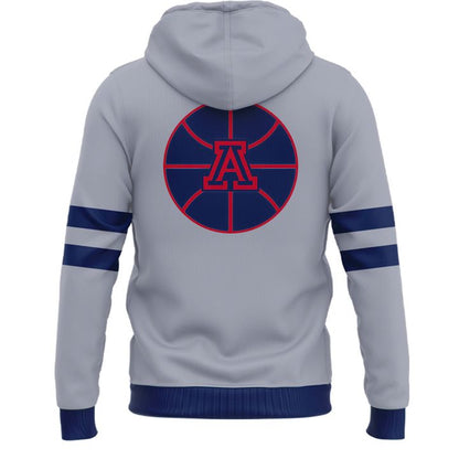 Gray Arizona Basketball Uniform Hoodie - Limited Edition
