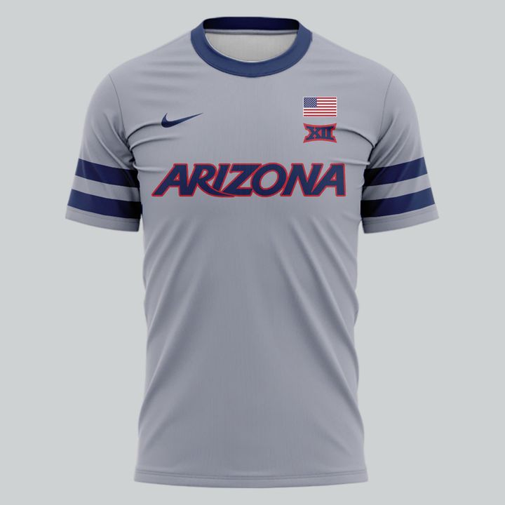 Gray Arizona Basketball Uniform T-Shirt - Limited Edition
