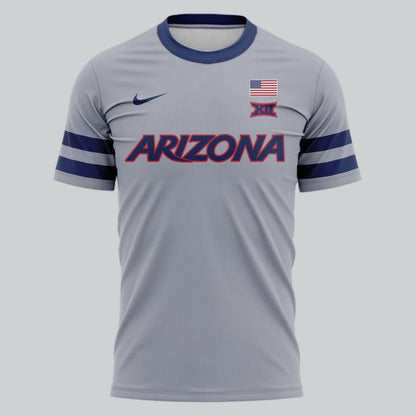 Gray Arizona Basketball Uniform T-Shirt - Limited Edition