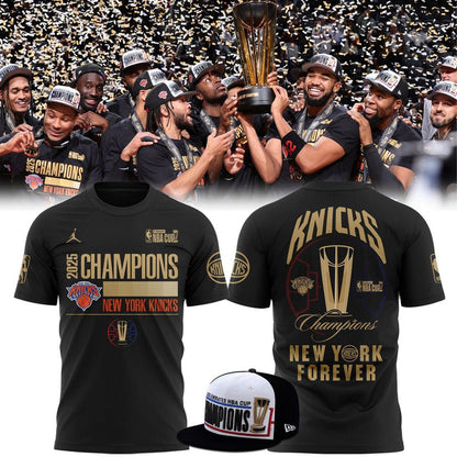 New York Knicks 2025 Cup Champions Combo T-Shirt