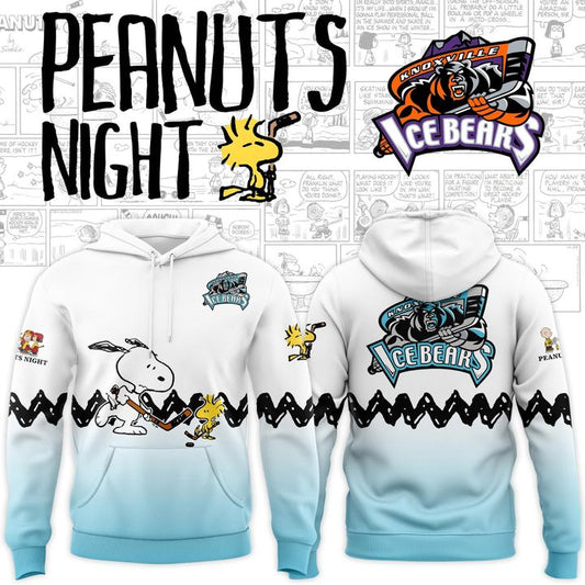 Knoxville Ice Bears Peanuts Night Hoodie