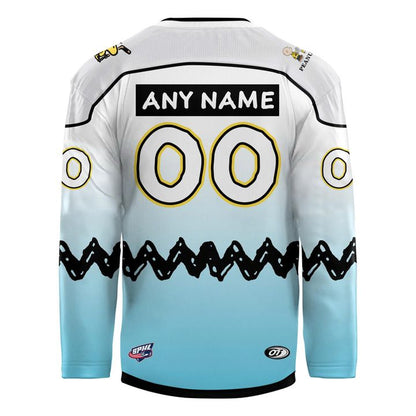 Knoxville Ice Bears Peanuts Night Jersey
