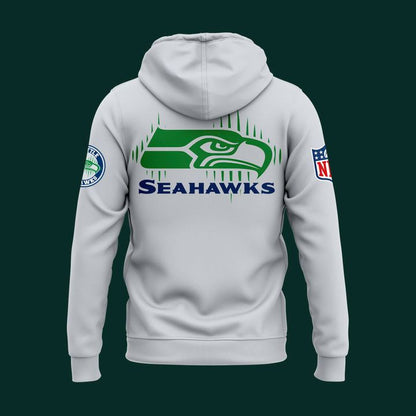 Seattle Seahawks 2025 Rivalries Sideline Hoodie Gray (Updated Version)