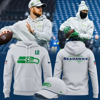 Unisex Seattle Seahawks Rivalries Collection "12 AS ONE" Pullover Hoodie