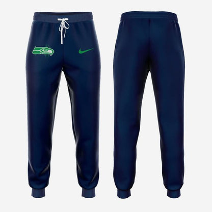Seattle Seahawks 2025 Rivalries Sideline Hoodie (Navy)