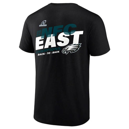 Limited edition Philadelphia Eagles 2025 NFC East Division Champions Locker Room Trophy Collection T-Shirt for fans!