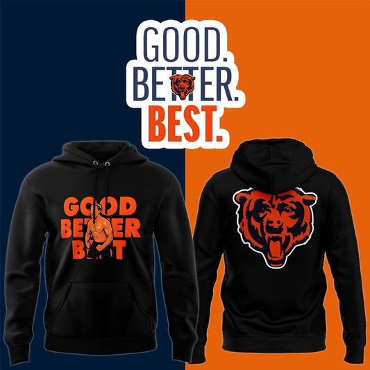 Bears GOOD. BETTER. BEST Hoodie - Black