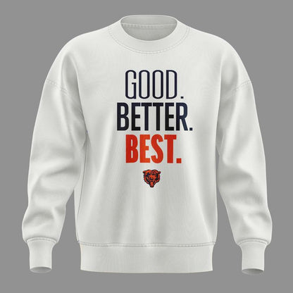 Bears GOOD. BETTER. BEST Sweatshirt - White