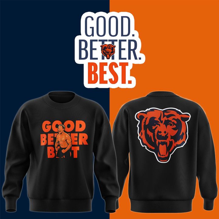 Bears GOOD. BETTER. BEST Sweatshirt - Black