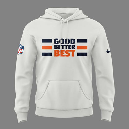 Men's White Chiago Bears 2025 Playoffs Special Hoodie
