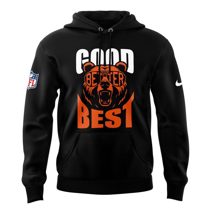 Men's Black Chiago Bears 2025 Playoffs Special Hoodie