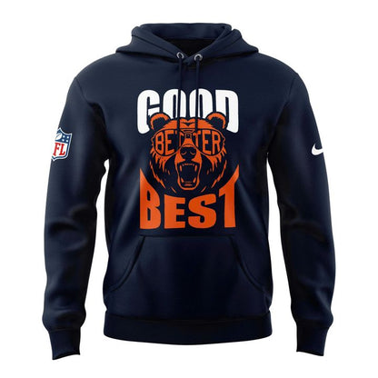 Men's Navy Chiago Bears 2025 Playoffs Special Hoodie
