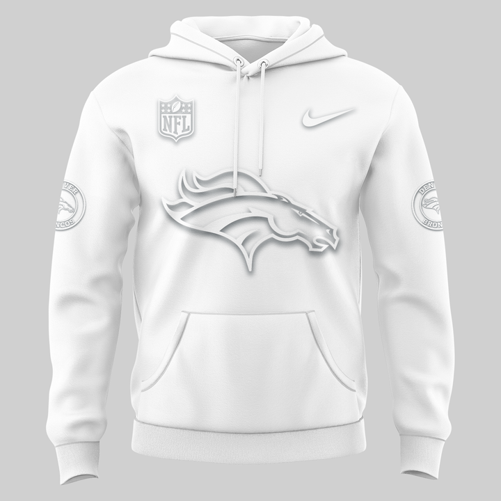 Denver Broncos White Out 2025 Hoodie