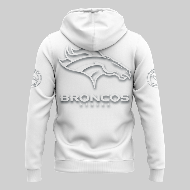 Denver Broncos White Out 2025 Hoodie