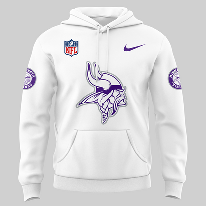 Minnesota Vikings White Out 2025 Hoodie