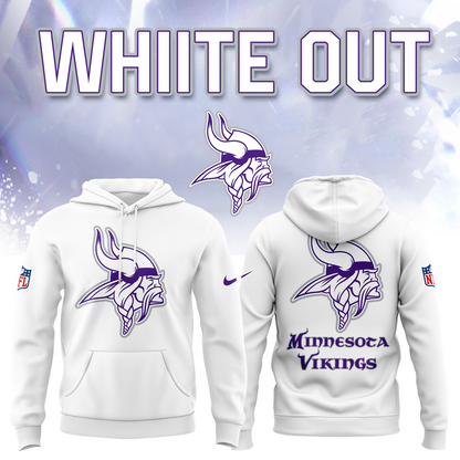Minnesota Vikings Summit White 2025 Hoodie