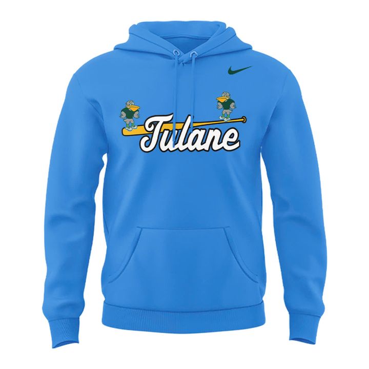 Tulane Baseball Sluggerbird Uniform Hoodie - Limited Edition