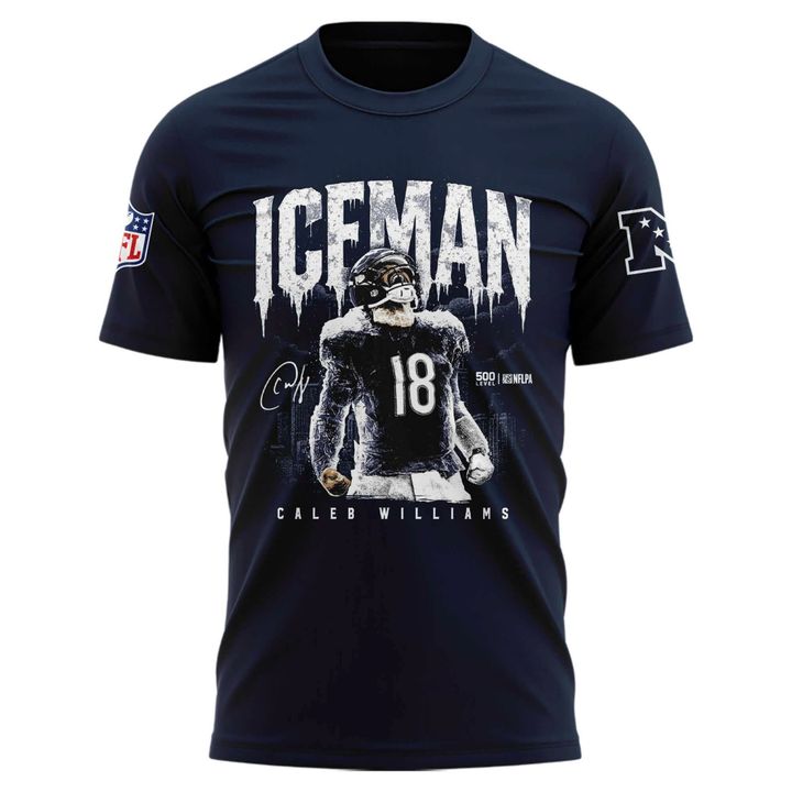 Men's Navy Chicago Bears Caleb Williams Iceman Special T-shirt