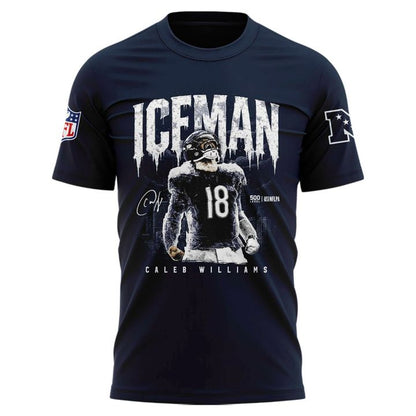 Men's Navy Chicago Bears Caleb Williams Iceman Special T-shirt