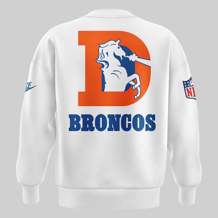 Denver Broncos White Out 2025 Limited Edition Sweatshirt