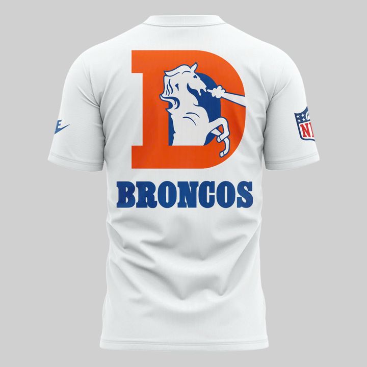 Denver Broncos White Out 2025 Limited Edition T-Shirt