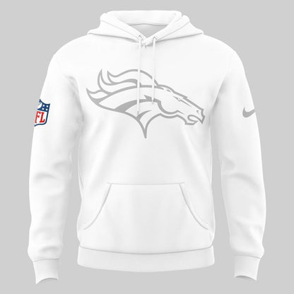 Denver Broncos White Out 2025 Limited Hoodie