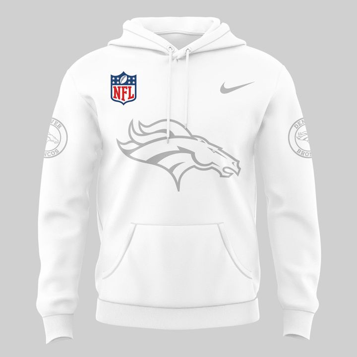 Denver Broncos Summit White 2025 Hoodie