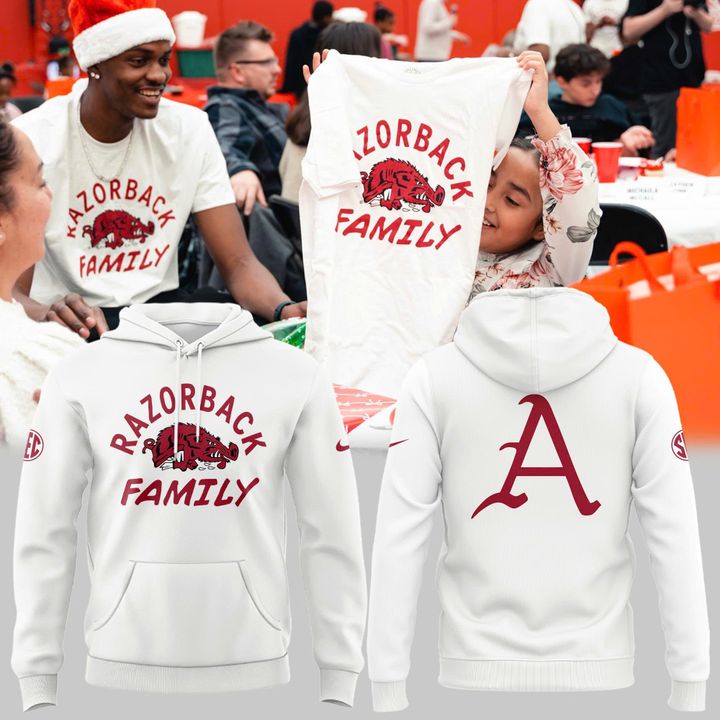 Special 2025 Family Arkansas Razorbacks Men’s Basketball Hoodie